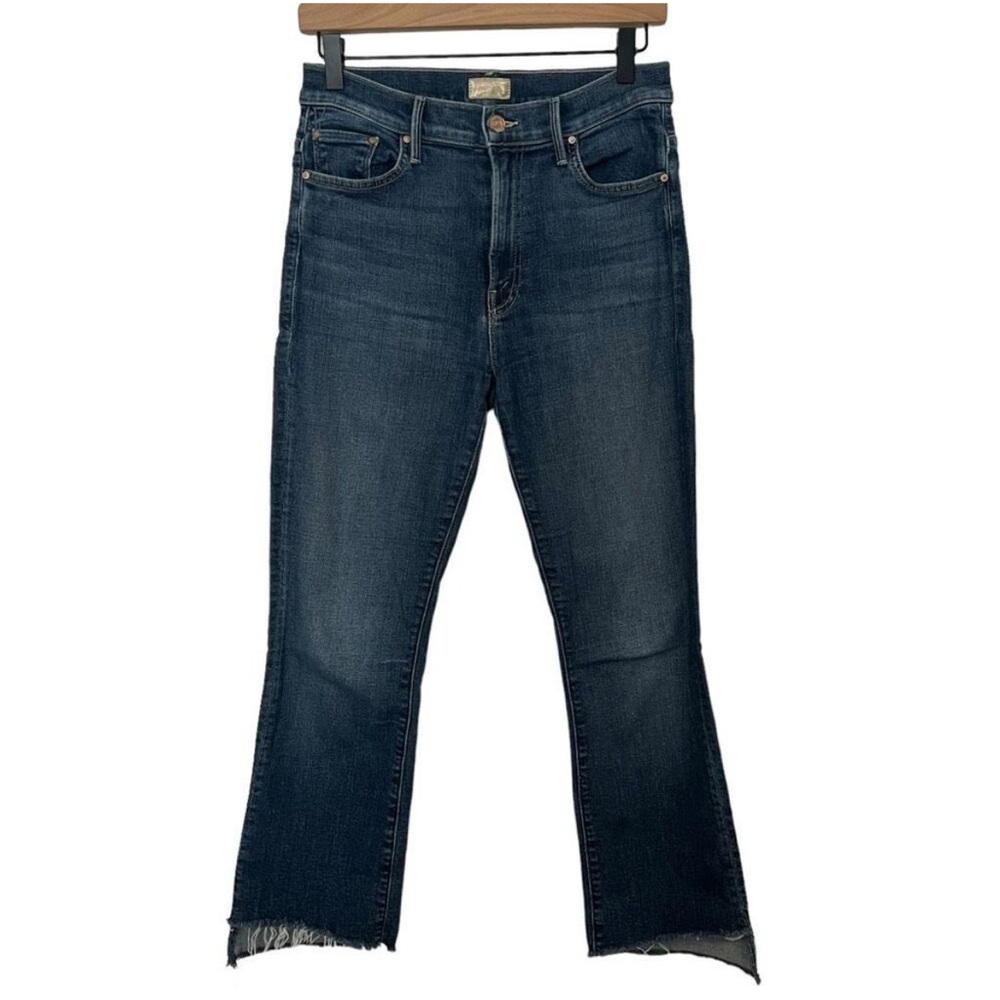 Mother The Insider Crop Step Fray Jeans Girl Crush Size 29